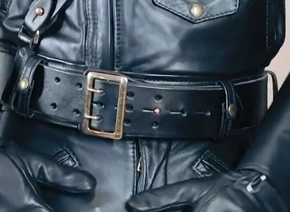 Leather Uniform Close up [alternate Take]
