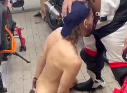 Biker boys cock sucking
