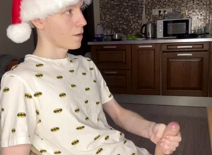 Naughty Solo Session Floods Twink Abs with Cum