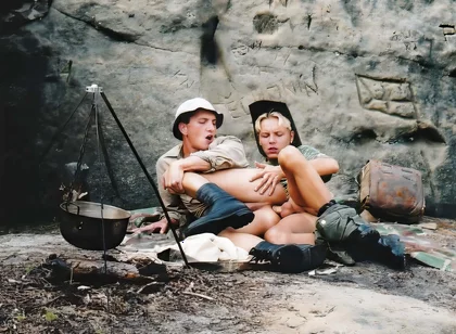 Marc Vidal and Two Hikers