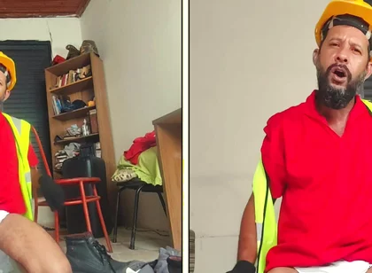 White Underwear - Worker (double Camera)