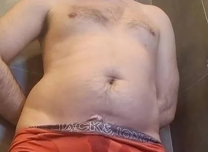 Peeing on My Belly and in My Underwear in the Shower