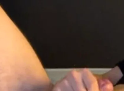 Pup Jerking Live - Huge Cumshot