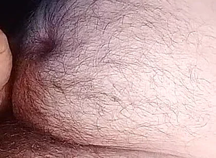 Cum on My Hairy Belly