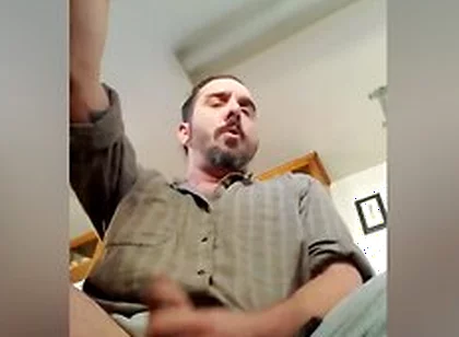 Caught Jerking Around The House