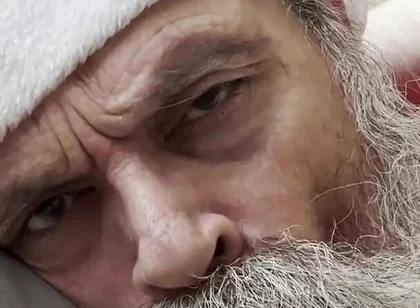 Grandpa Santa Bear Worships Cock
