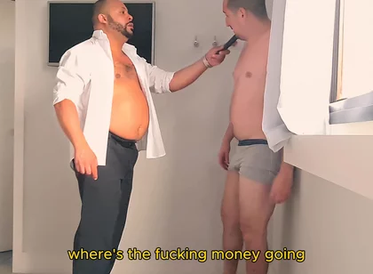 Bearzinho Black - the Debt Collector’s Bondage Interrogation