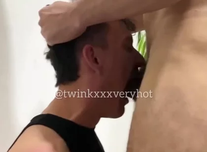 Swallowing My Rich Master's Cock