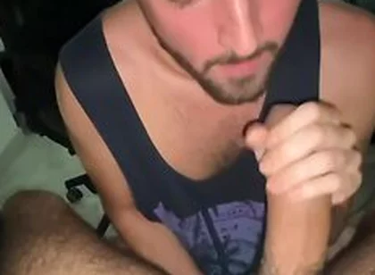 He Sucks My Cock, I Cum In His Mouth And He Cums On Me
