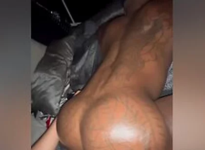 Spelling My Name With Pussy Cream With A Tattooed Booty Bitch