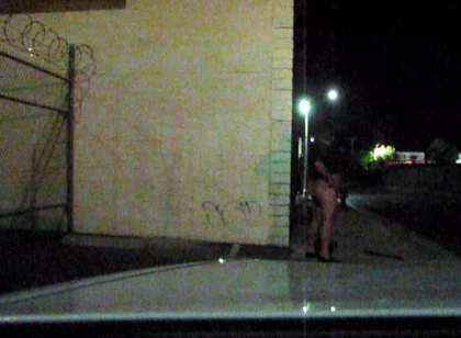 Nighttime Sidewalk Cum