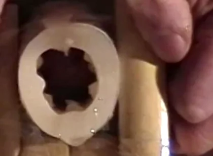 Long Fleshlight Pussy Stand Fuck Masturbation