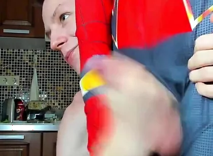 Play and Jerk off Your Superhero's Dick!