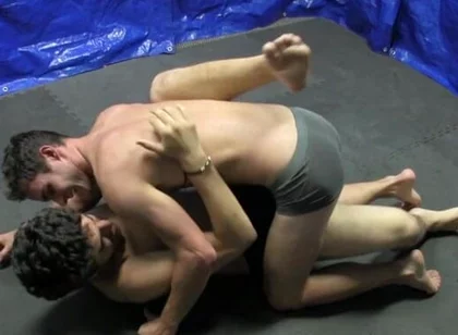 Van Teaches Cameron How to Grapple Dirty