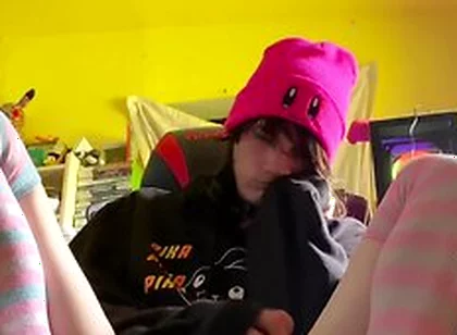 Femboy Gets Bored After Gaming And