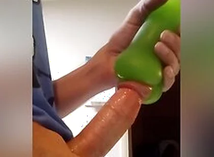 Saturday Night Home Alone Got Horny In The Kitchen Had To Play With It