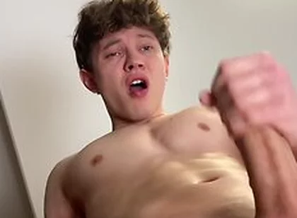 Handsome Boy Moaning While Jerking Off Big Dick / Close Up / Sexy / Hot / Naughty With Boy Next Door