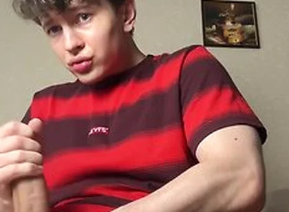 Handsome Student 18+ Skips Classes To Jerk Off His Monster Cock - Rushlight Dante / Young / Sexy / Top