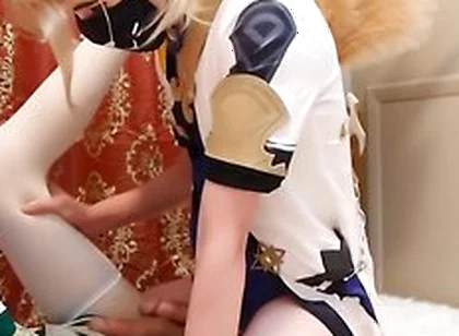 Genshin Impact Femboys Venti X Albedo Hot Raw Fuck