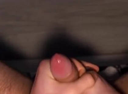 This Guy Loves To Spit On His Dick And Use Saliva Instead Of Lube. Loud Orgasm With A Rubber Vagina