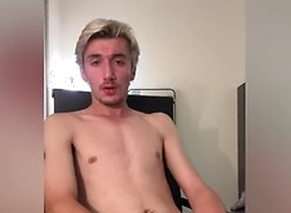Big Dick Teen 18+ Jerks Off At Desk And Shoots Huge Load