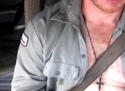 Ginger Trucker Jerks While He Drives - Thor Johnson