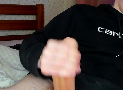 Alone in Dorm 18yo Edges to Shaking Orgasm