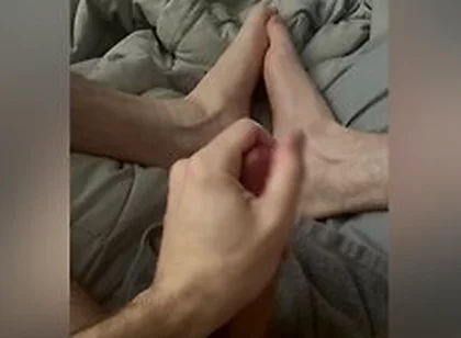Hairy Groaning Creamy Cumshot