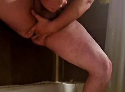 Drew Sneaking A Quick Finger And Wank
