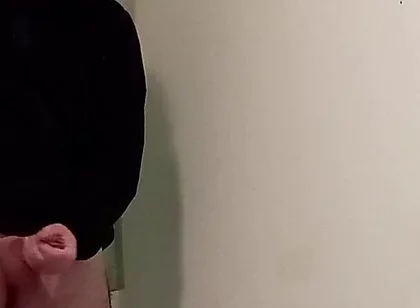 Boy in Hoodie Jerk off and Finish with a Cumshot