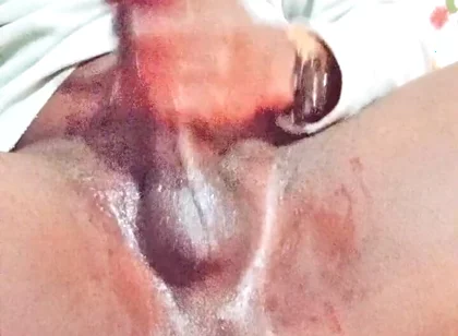 Naughty Guy Stroking His Big Black Dick Multiple Cumshots