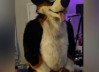 Lewdmindedlynx Helps Angrybarks Through His Rut Week Cums Inside And On His Feet Paws