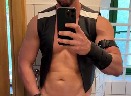 Getting ready for my next scene