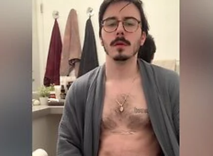 Bulging In My Robe And Jerking Off