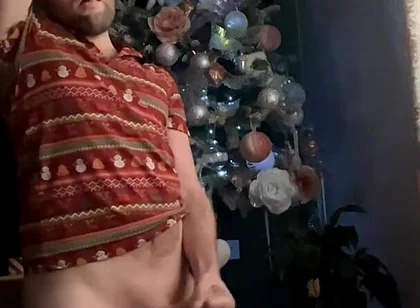 Christmas Time, Mistletoe and Cock