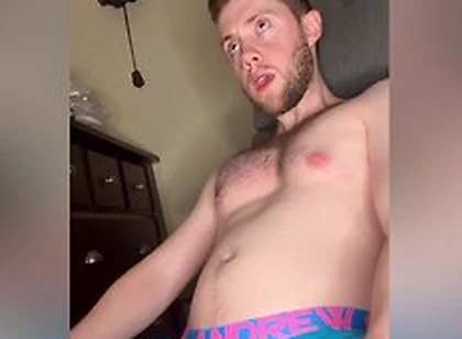 Cute Bro Made To Cum His Briefs