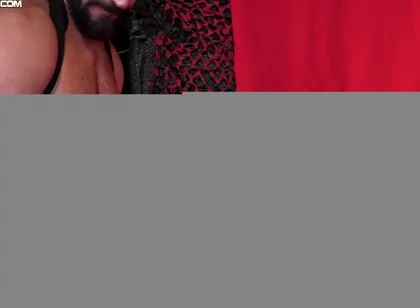 Santi plays with a huge dildo in the berlin dark when andy decides to replace that dildo.