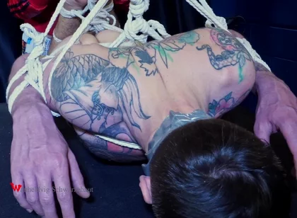 Nicky Predicament Bondage with Socks Gagging