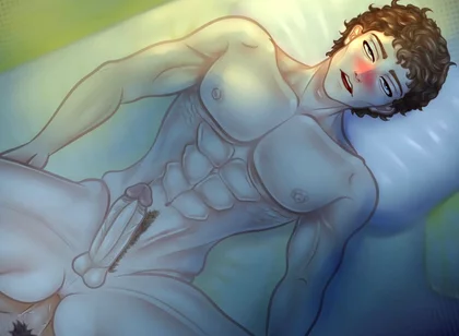 No Rush, Just Two of Us. _ Romantic Gay Couple Homemade Sex with Anal Creampie Cumshot in Ass