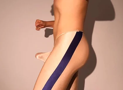 I Love These Leggings That Fit the Shape of My Cock.