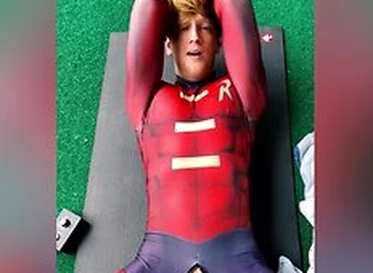 Halloween Costume Twink Super Hero Cosplay Porn Compilation