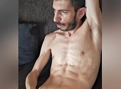 Horny Big Dick Latin Boy Cum On Chest