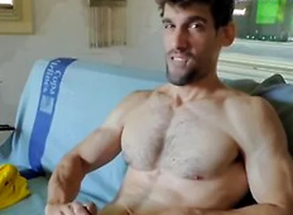 Muscle Daddy In I Like To Look At My Boner In Gray Briefs