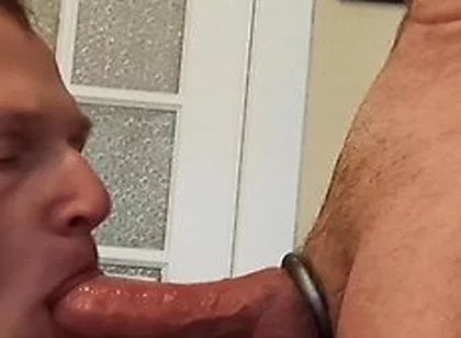 Slurp On Stepdaddys Fat Girthy Thick Dick! Yum