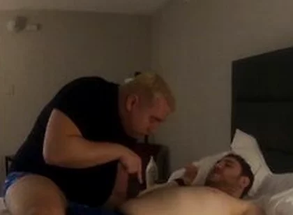 Simon Laughs Once More While Chubby Dom Matt Torments Him