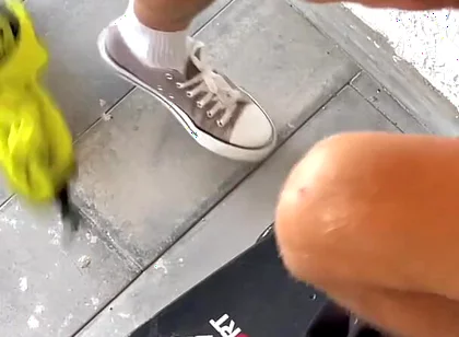 He Noticed a Guy He Saw on a Gay App, and Asked Him to Have Sex Right Then and There. He Fucked a Skateboarder on a Fire Escape