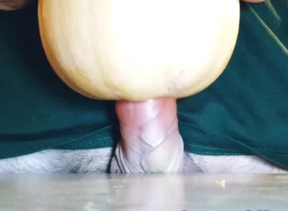 I Fucked the Pumpkin Again. I Couldn't Resist and Cummed in Her