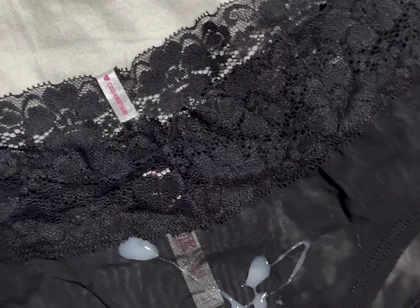 Cum on Wife’s Panties 6