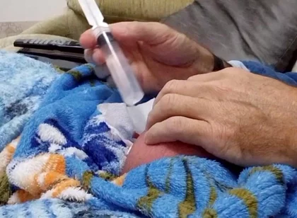 60cc Saline Injection in Each Egg