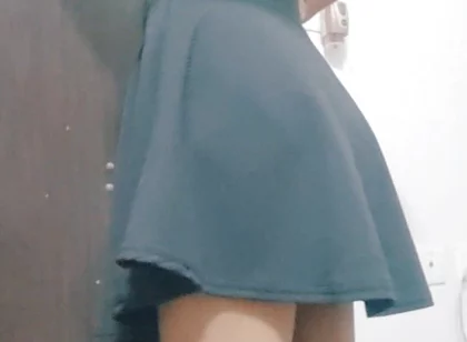 Sissy Femboy Strokes Her Cock
